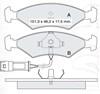 Колодки тормозные D311E INTELLI