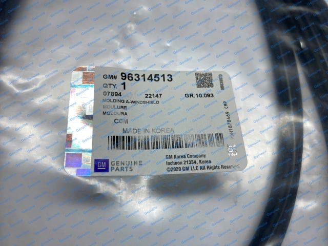 GM 96314513 Молдинг лобового стекла в наличии Киев