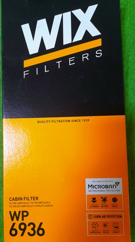 Фильтр салона угольный WP6936 WIX