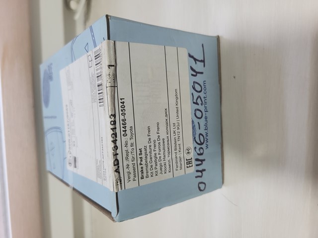 BLUE PRINT ADT342183 Колодки тормозные задние дисковые в наличии Хмельницкий