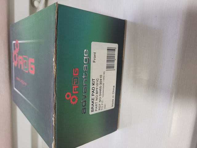 Колодки тормозные дисковые комплект BPF101C ADG