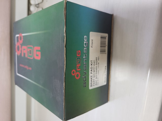 Колодки тормозные дисковые комплект BPF104C ADG
