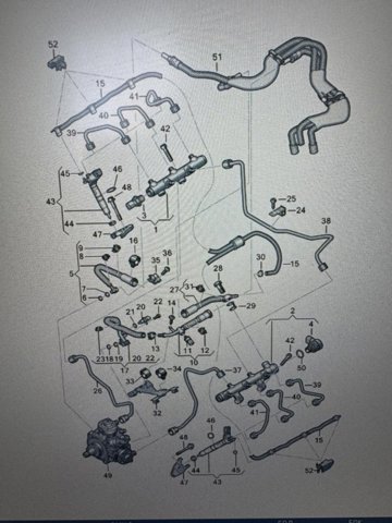 VAG 059130309CR Трубка топливная, от ТНВД к топливной рейке в наличии Сумы