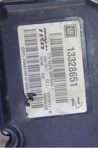 13328651 OPEL Блок АБС купить в Сумы