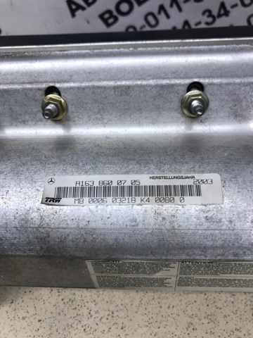 1638600705 MERCEDES Подушка безопасности пассажира купить в Ровно