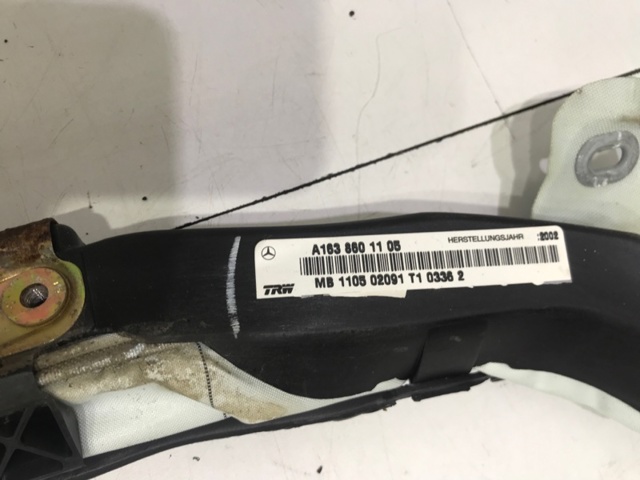 1638601105 MERCEDES Подушка безопасности (AIRBAG) шторка боковая левая купить в Полтава