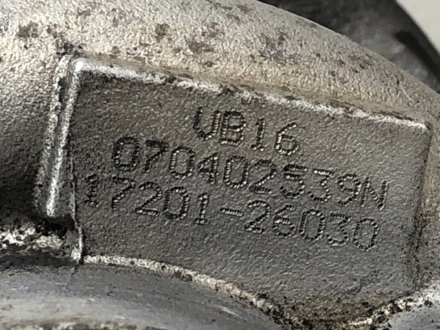 Турбонагнетатель 172010R021 TOYOTA