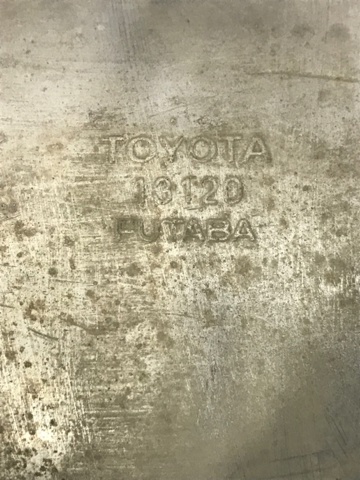 1743026710 TOYOTA Глушитель задний купить в Полтава