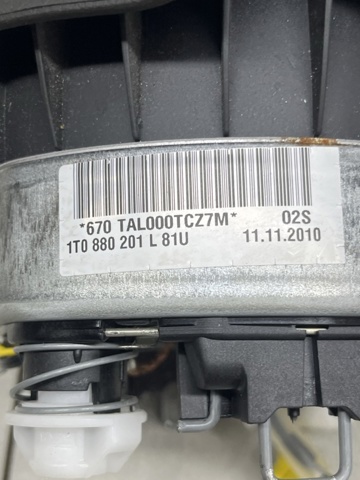 1T0880201L VAG Подушка безопасности (AIRBAG) водительская купить в Харьков