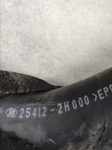 HYUNDAI 254122H000 Шланг (патрубок) радиатора охлаждения нижний в наличии Харьков