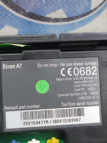 259150931R RENAULT Дисплей многофункциональный купить в Сумы