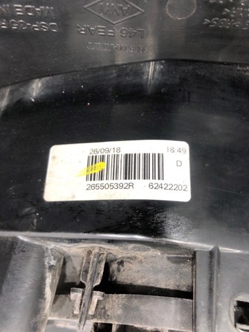 RENAULT 265505392R Задний фонарь в наличии Львов