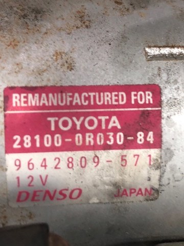 281000G040 TOYOTA Стартер купить в Житомир