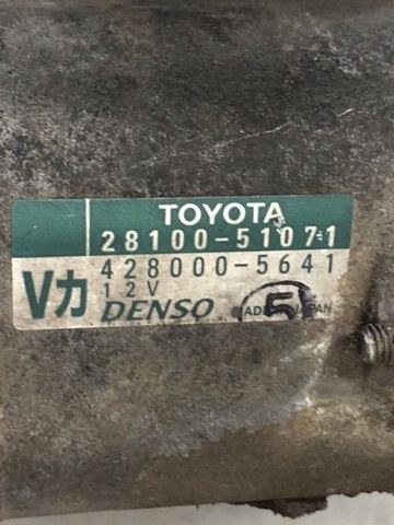 TOYOTA 2810051071 Стартер в наличии Украина