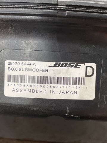 281705AA0A NISSAN Сабвуфер купить в Львов