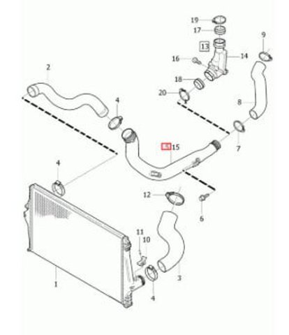 VOLVO 30647918 Патрубок интеркулера в наличии Тернополь