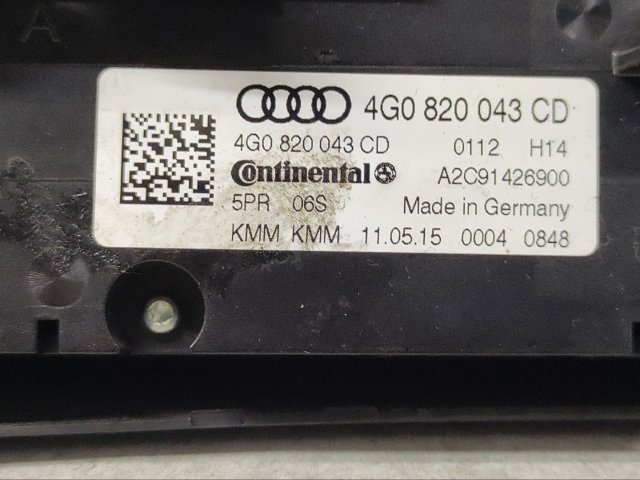 4G0820043CD Блок управления режимами отопления/кондиционирования купить Тернополь