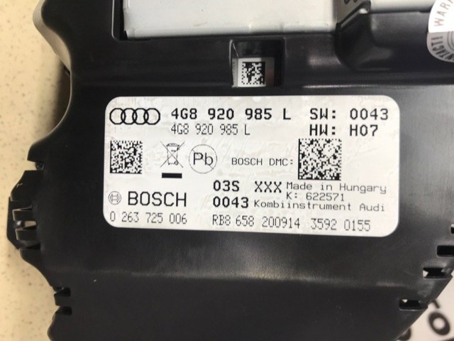 4G8920985 Панель приборов купить Львов