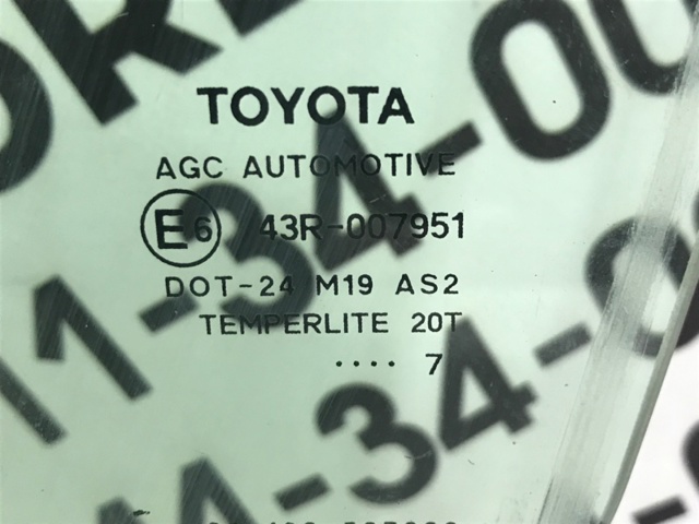 6810202230 TOYOTA Стекло двери передней левой купить в Николаев