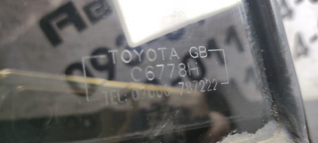 TOYOTA 6812342110 Стекло-форточка двери задней правой в наличии Украина