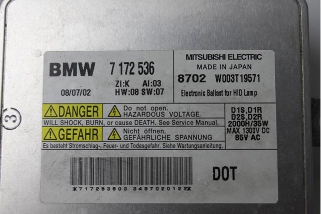 7172536 BMW Фара правая купить в Каменское