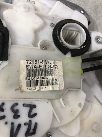 HONDA 72150SWAE02 Замок водительской двери в наличии Николаев