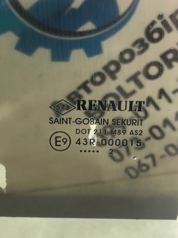 RENAULT 823000026R Стекло двери задней правой в наличии Сумы