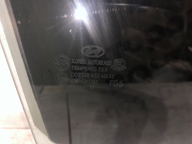 HYUNDAI 824212L010 Стекло двери передней правой в наличии Украина