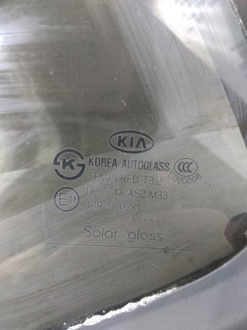 HYUNDAI 834172T010 Стекло-форточка двери задней левой в наличии Львов