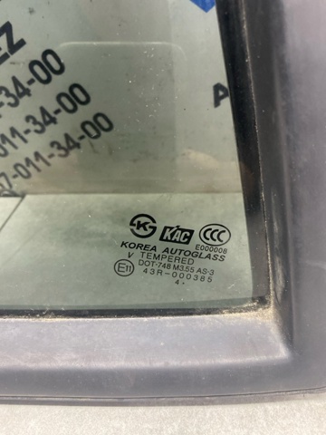 HYUNDAI 8345026020 Стекло-форточка двери задней левой в наличии Ровно