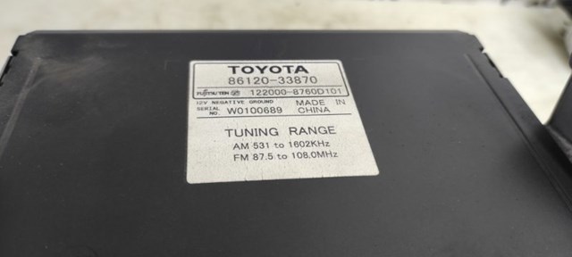 TOYOTA 8612033870 Магнитола в наличии Черновцы