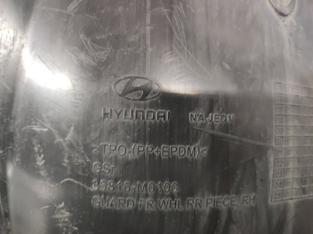 86812M0100 HYUNDAI Подкрылок крыла переднего правый купить в Сумы