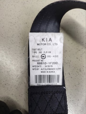 888101F200WK HYUNDAI Левый ремень безопасности купить в Одесса