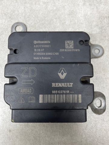 985102761R Модуль-процессор управления подушкой безопасности (ЭБУ AIRBAG) купить Павлоград