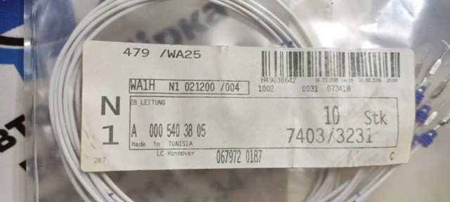 A0005403805 MERCEDES Пин (наконечник) провода купить в Ужгород