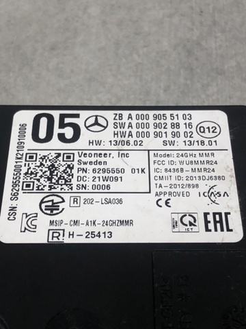 A0009055103 MERCEDES Радарный датчик дистанции купить в Ирпень