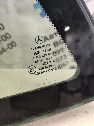 A1636700712 MERCEDES Стекло кузова (багажного отсека) левое купить в Запорожье