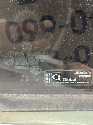MERCEDES A1647350610 Стекло двери задней правой в наличии Хмельницкий