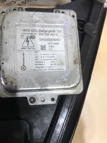 MERCEDES A1648206361 Фара левая в наличии Ровно
