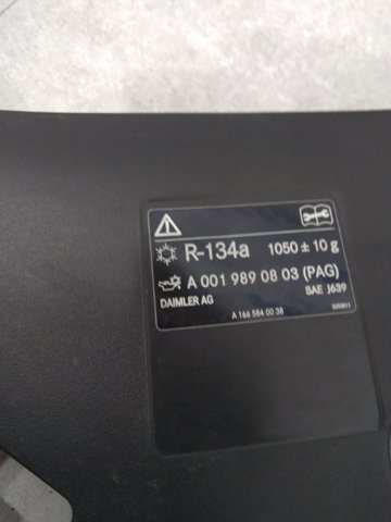 MERCEDES A1668842922 Воздуховод (дефлектор) радиатора верхний в наличии Львов