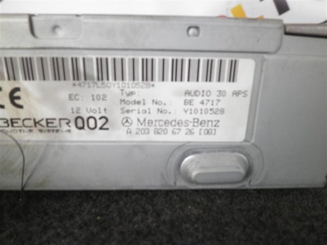 MERCEDES A2038206726 Магнитола в наличии Полтава