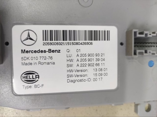 A2059009321 MERCEDES Блок управления сигналами SAM купить в Винница