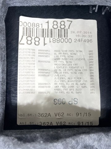 MERCEDES A21272003629J71 в наличии Черкассы