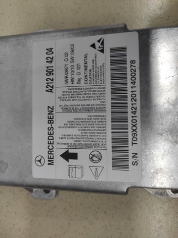 A2129014204 MERCEDES Модуль-процессор управления подушкой безопасности (ЭБУ AIRBAG) купить в Харьков