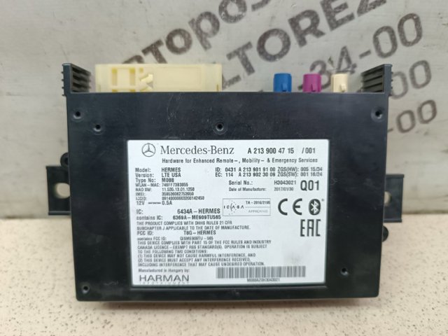 Блок управления телефоном A2139004715 MERCEDES