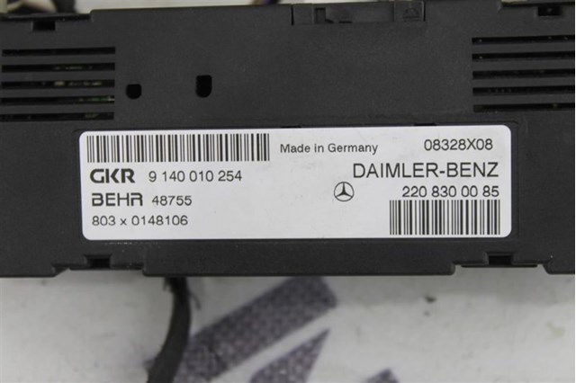 MERCEDES A2208300085 Блок управления режимами отопления/кондиционирования в наличии Черновцы