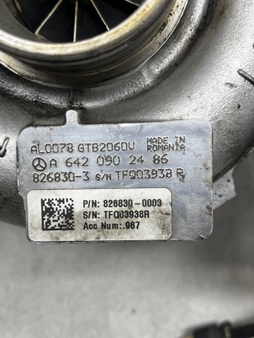 MERCEDES A6420902486 Турбина в наличии Житомир