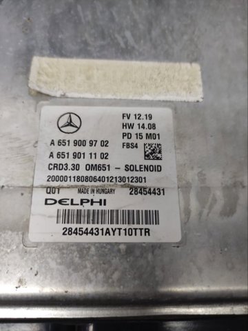 A6519009702 MERCEDES Блок управления двигателем купить в Киев