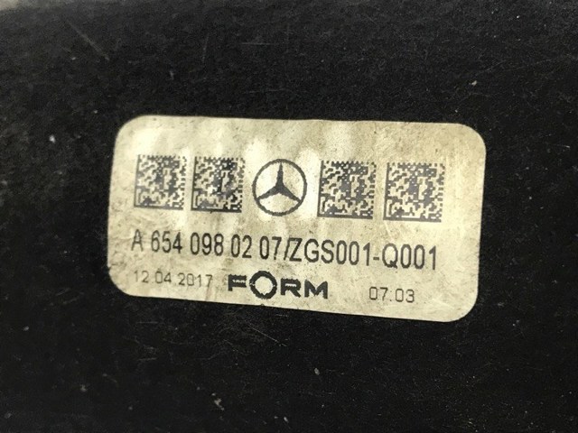 MERCEDES 6540980207 Шланг (патрубок) интеркуллера в наличии Винница