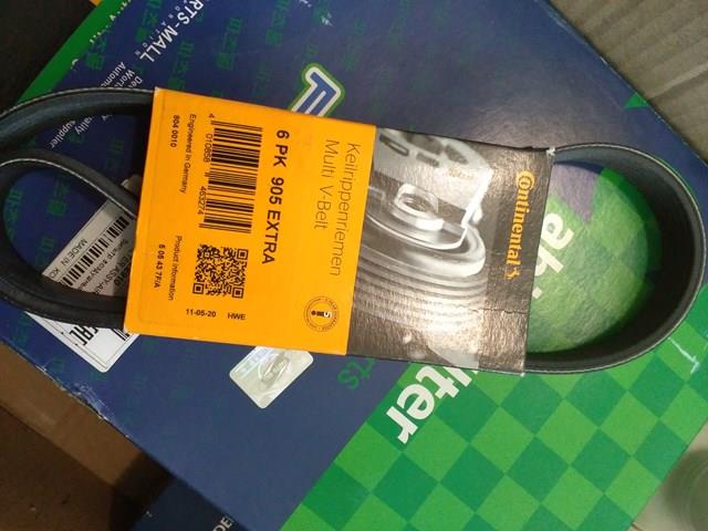 Поликлиновый ремень 6PK905 CONTINENTAL